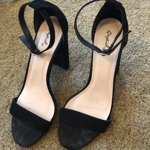 Black Heels Worn Once